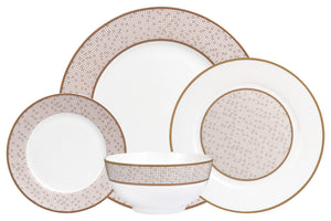 70785 Mosaic Bone China 16 Pc Set