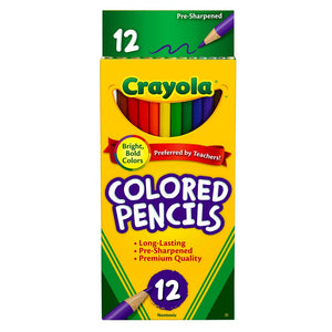 12 Pck Crayloa Color Pencils