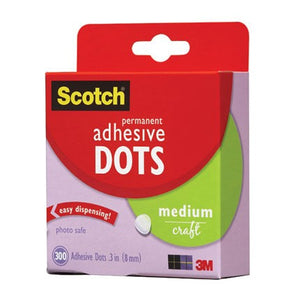 Adhesive Dots Medium  300/pk