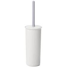 Ribbed Toilet Brush, White