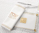 Load image into Gallery viewer, PU-CC-ECS-S PU Leather Challah Cover - Embroidered Crystal Stone - Silver
