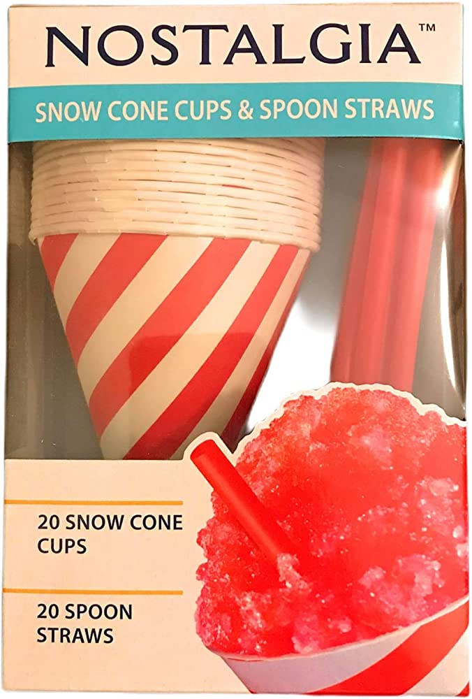 CSM-CUPS20 20 CUPS FOR SNOW CONE MAKER