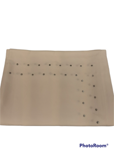 DT-70X120 SILVER SPILL PROOF EMBROIDERED POLKA DOT TABLECLOTH