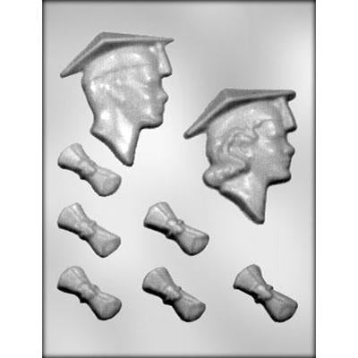 90-13560 GRADUATION ASSORTMENT CHOCOLATE MOLD