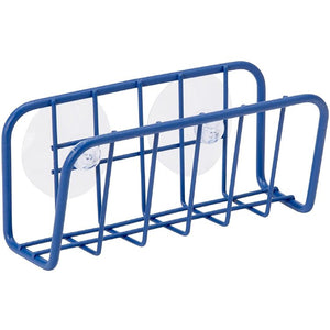 METAL SPONGE HOLDER - BLUE