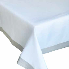 0SPK-70X144 SPARKLE FABRIC SPILLPROOF TABLECLOTH