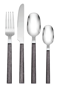 894319 Hampton Forge HENLEY GREY Flatware Service For 4
