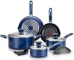 Tfal 14 Piece Cookware Set Blue