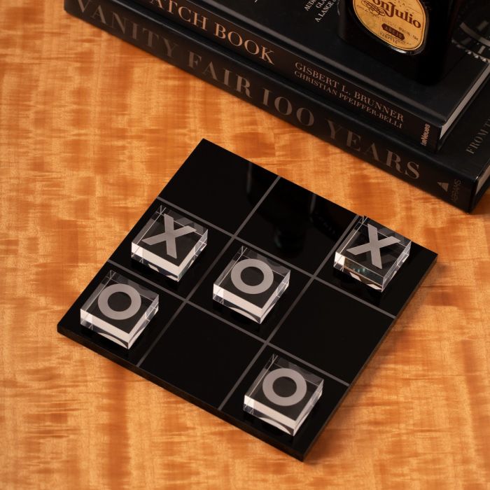 G564 Acrylic Tic Tac Toe - Black Board