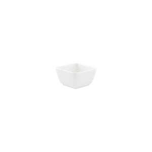 VL-0557 White Deep Square Sauce Dish, 2.5"