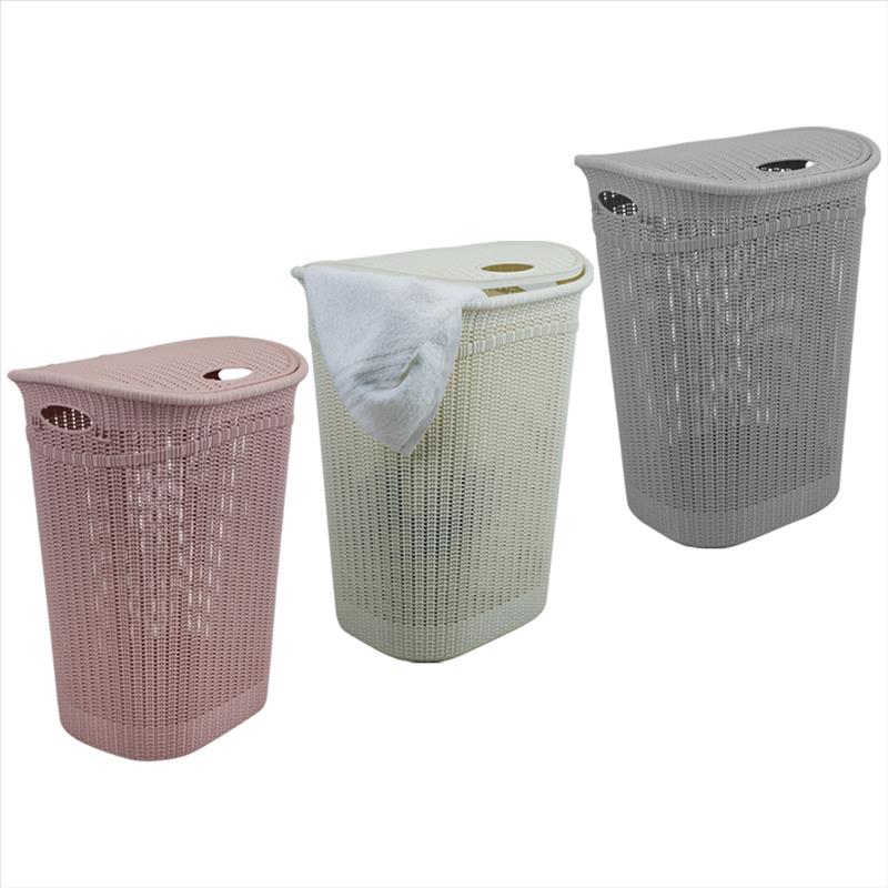 Sailor Knot Woven Laundry Hamper Two Tone - Assorted