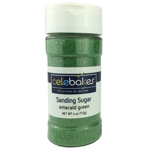 Celebakes by CK Products Emerald Green Sanding Sugar, 4oz.