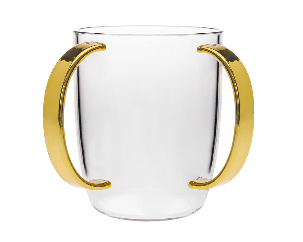 ACRYLIC WASH CUP Gold Handle