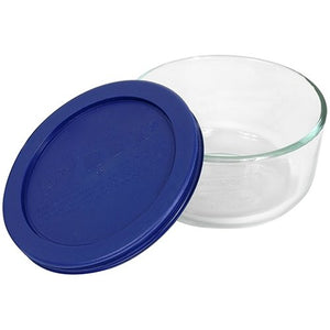 Pyrex® 2 Cup Simply Storage, Glass Container, Blue