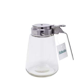 Millvado SS Glass Sugar/Syrup Dispenser 12oz