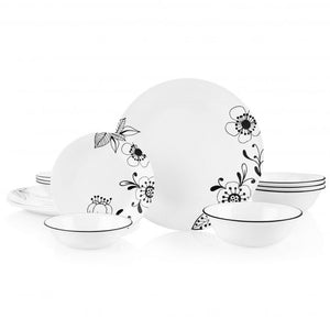 1137480 CORELLE SET ROUND- INKED POPPY