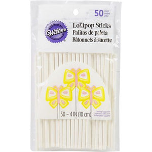 4IN LOLLIPOP STICKS 50CT