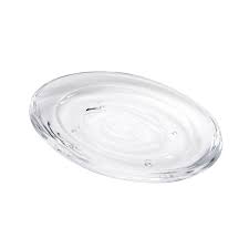 DROPLET SOAP DISH CLEAR