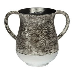 46849 Aluminium Washing Cup - Marble Texture