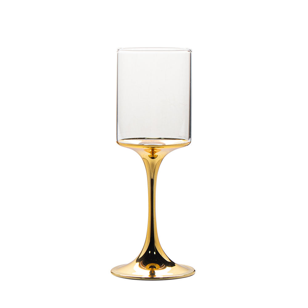 VD-12-HG Vikko Decor- Harp, Gold, Wine Glass, 12 Oz