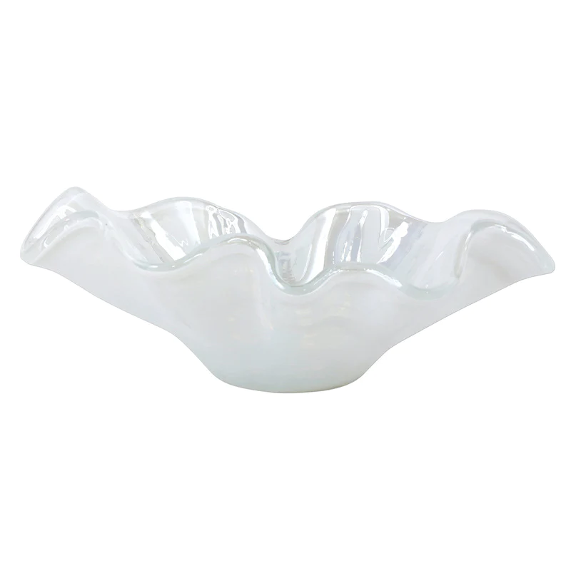 OND-5295W Onda Glass White Large Bowl