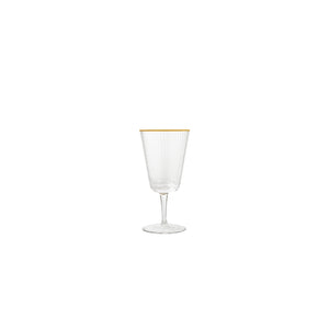 VD-3011-OGR Vikko Decor - Gold Rim, Optic Wine Glass, 11 Oz -