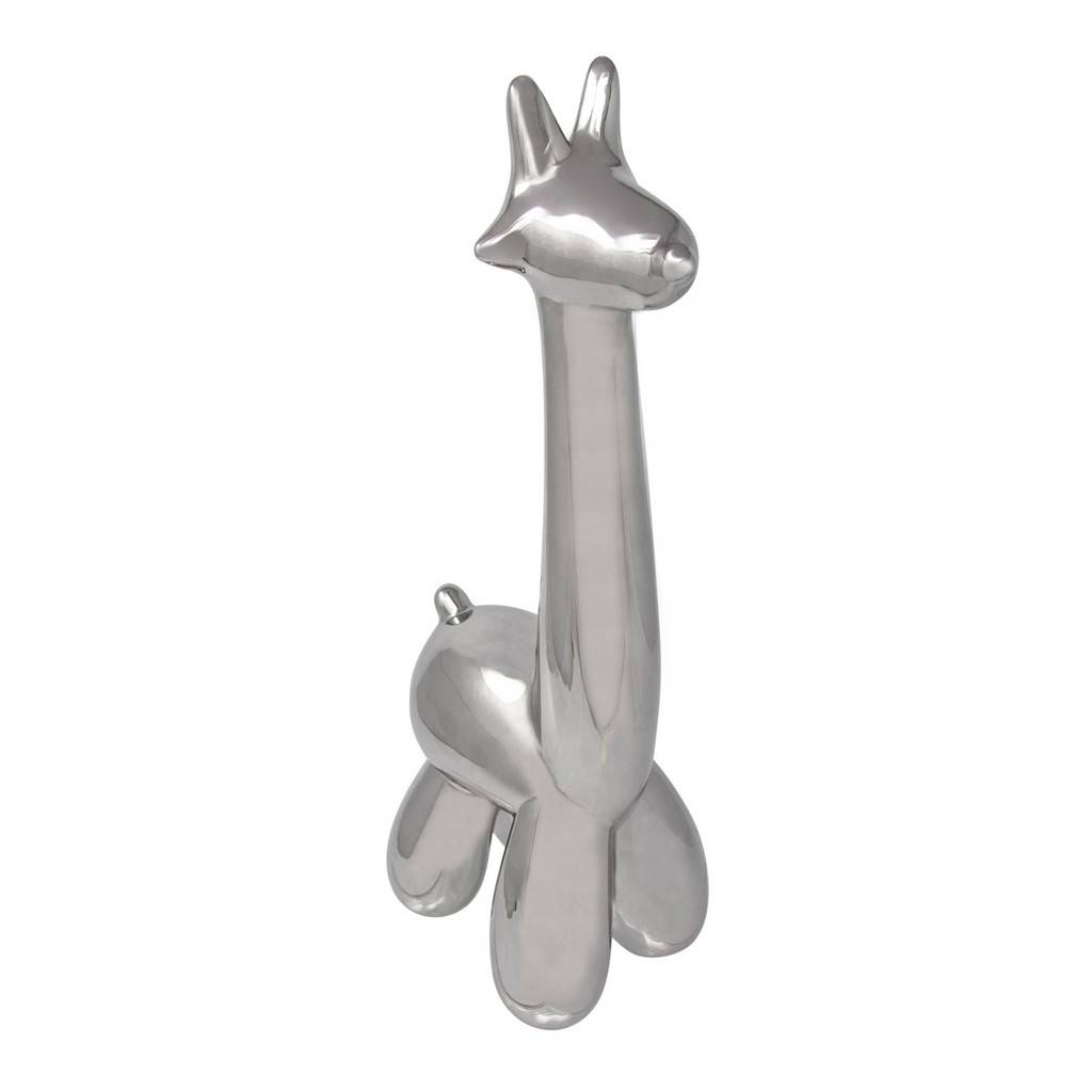 13655-02  SILVER GIRAFFE BALLOON ANIMAL