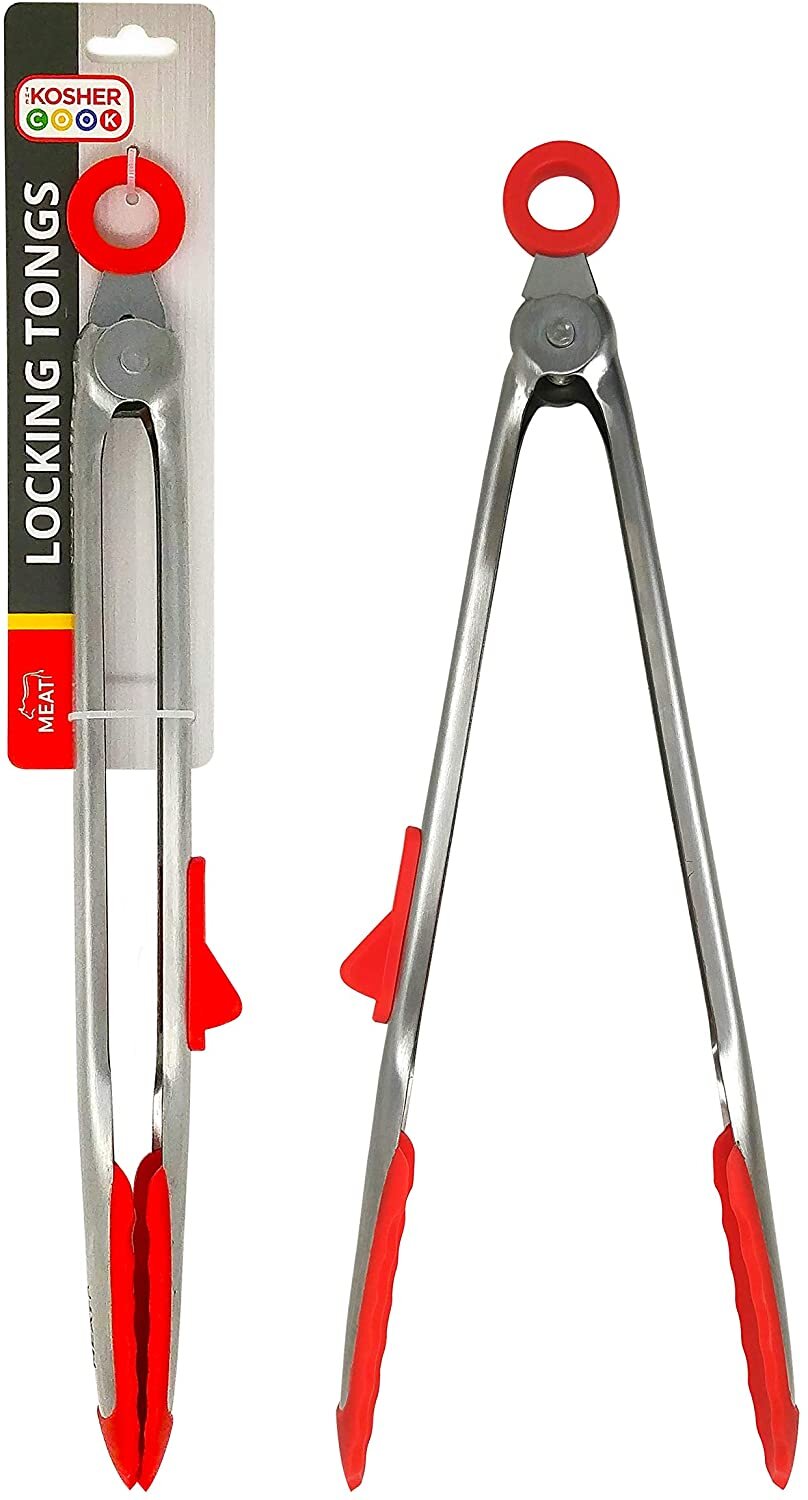 Kosher Cook Locking Tongs - Meat