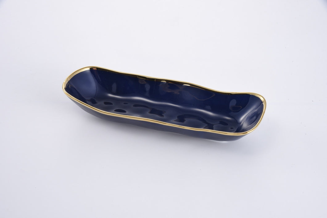 Cobalt Challah tray