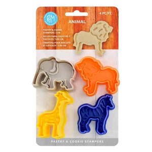 0498 Pastry & Cookie stamp animal 4 pc