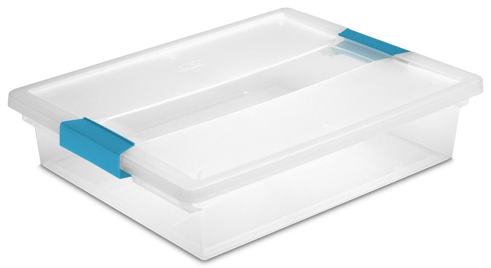 STORAGE CLIP BOX-14x11 x3.25 CLEAR