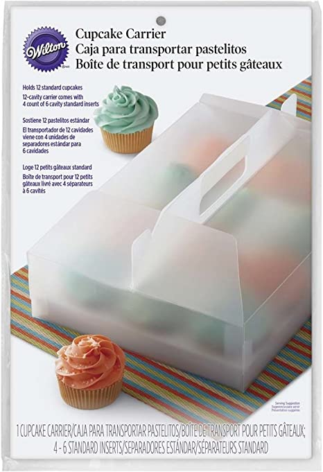 Wilton 415-8969 Durable Cupcake Clear Carrier, 1 Count
