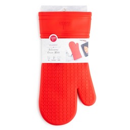 1pc Classic Silicone Oven Mitt - Strawberry