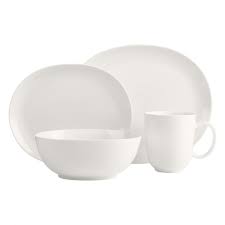 07720802 Pure Oval Dinnerware Service For 4