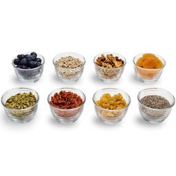 512123 Libbey Small Glass Bowls with Lids, 6.25-ounce