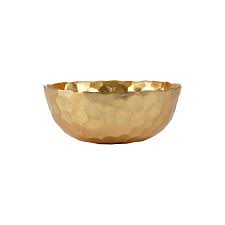 RUF-5230H Rufolo Glass Gold Honeycomb Small Bowl