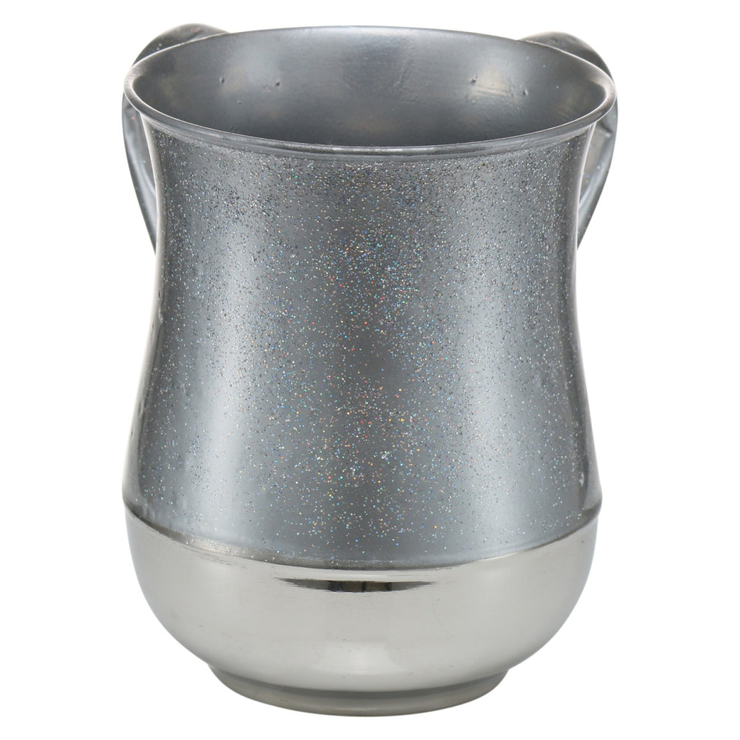 Glitter Silver 2 Tone Washing Cup