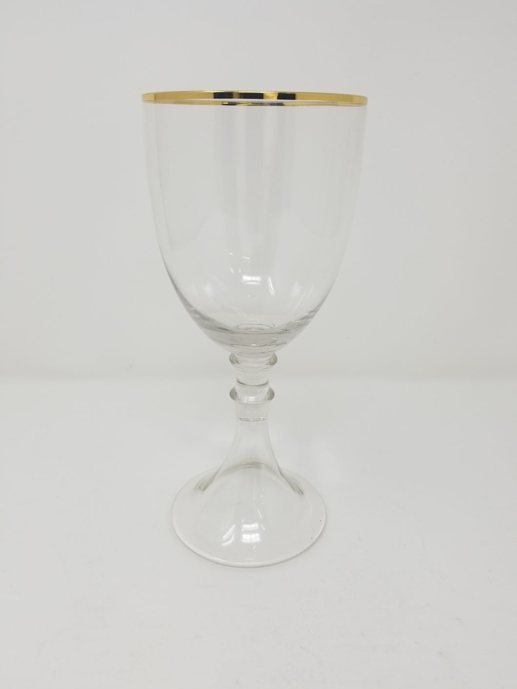 Cherl'e Plateau Goblet Gold Rimm 14Oz