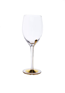 WAG1046  Water Glasses with Gold Reflection