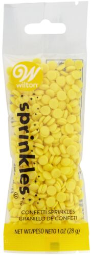 YELLOW CONFETTI POUCH