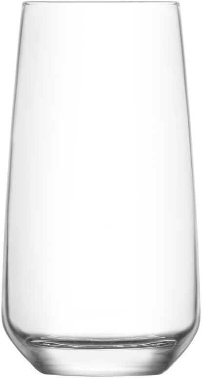 LAL376F Highball Glasses, Long Drink, Water, Juice, Cocktails All Purpose -16.25 oz
