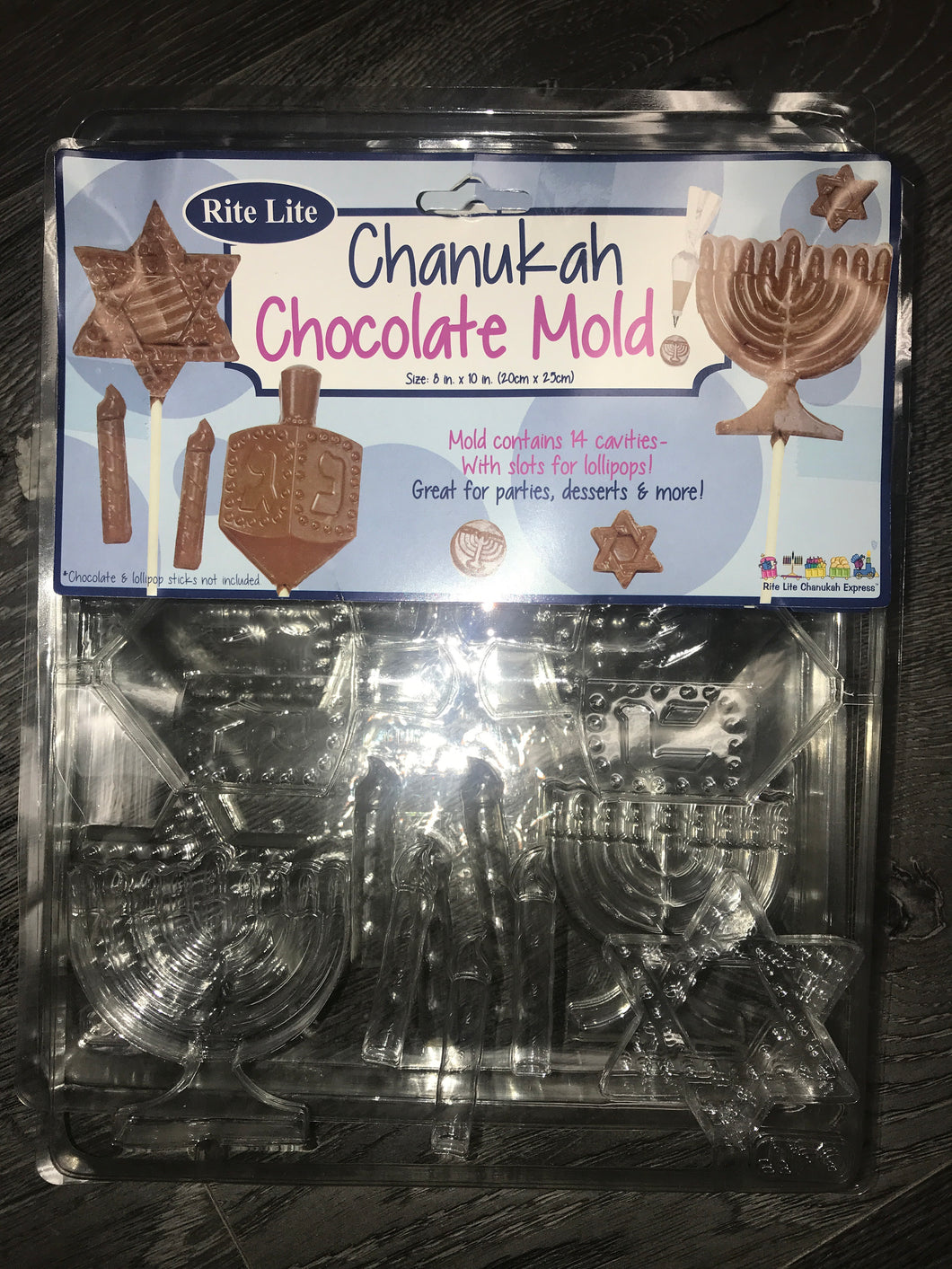 Chanukah Chocolate Mold #KWC-8