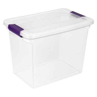 STORAGE-LATCH TOP-27qt PURPLE LATCH