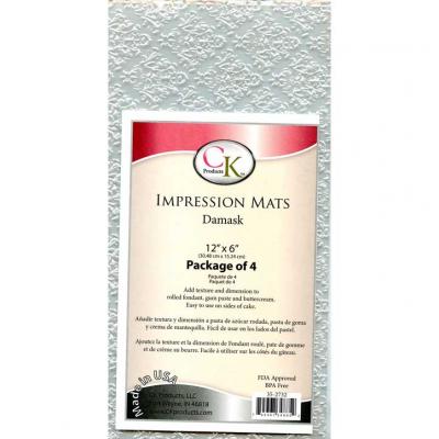Damask impression mat