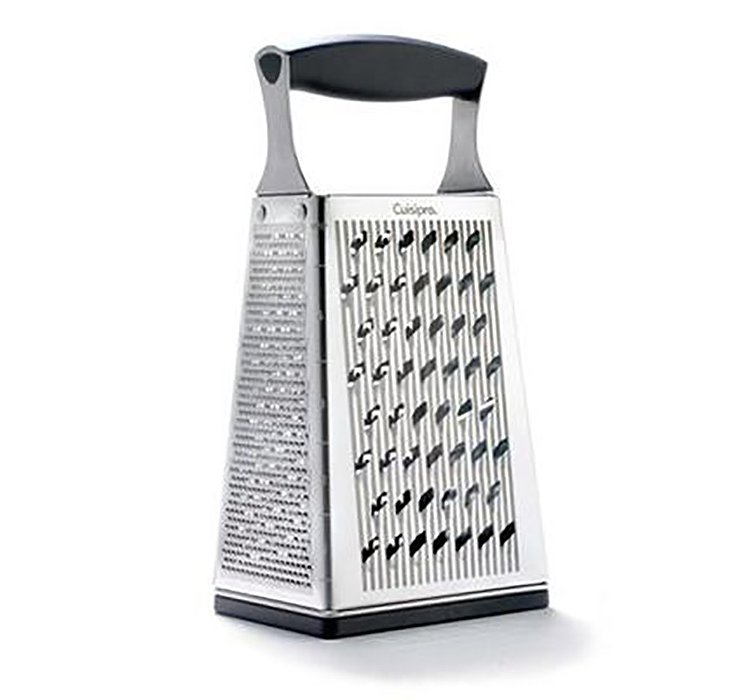 746850 CUISIPRO Box Grater 4-Sided SS (Surface Glide Technology)