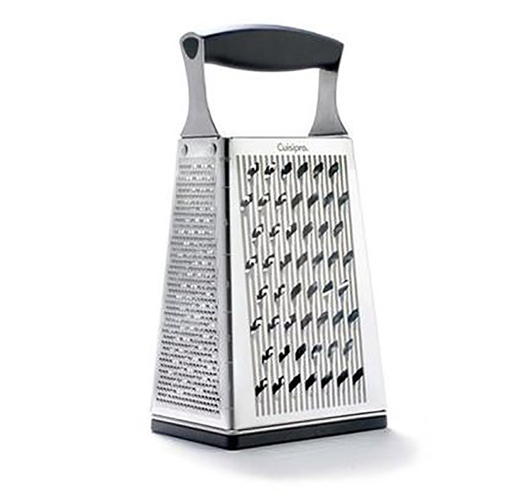 746850 CUISIPRO Box Grater 4-Sided SS (Surface Glide Technology)