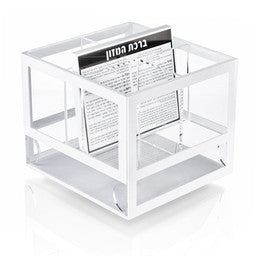 BE-SWC-1 Bencher + Al Hamichya Silverware Caddy - Clear & White