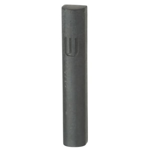 24130 Polyresin "Cement" Mezuzah 15 Cm, Dark Gray