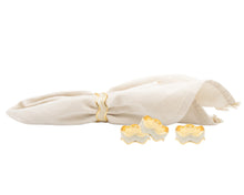 Load image into Gallery viewer, 95551 S/4 White Swirl Napkin Rings
