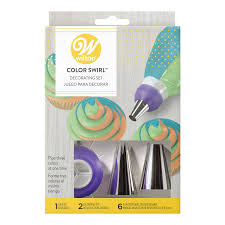 COLOR SWIRL DEC SET GROCERY